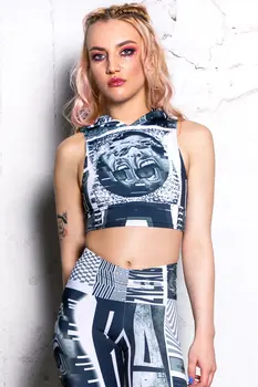 Women Psychedelic Painted Alien ET Ghost Printed Top Halloween Cosplay Carnival Party Gothic Bodycon Punk Sharp Dance Hoodie
Women Psychedelic Painted Alien ET Ghost Printed Top Halloween Cosplay Carnival Party Gothic Bodycon Punk Sharp Dance Hoodie