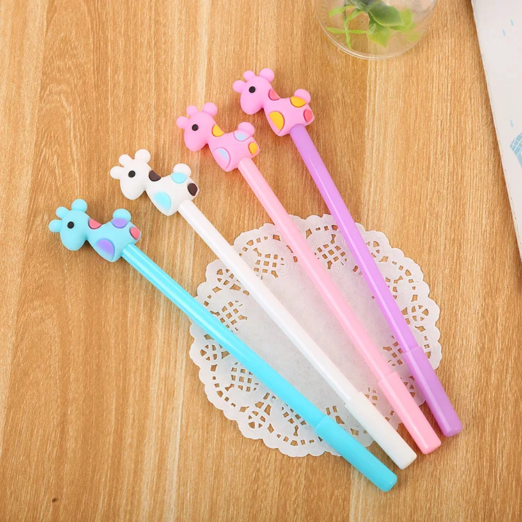 24 Pcs Creative Deer Gel Pen Cute Learning Stationery Cartoon Silicone Head Pen Wholesale Kawaii Stationery Materiais Escolar
24 Pcs Creative Deer Gel Pen Cute Learning Stationery Cartoon Silicone Head Pen Wholesale Kawaii Stationery Materiais Escolar