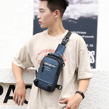 New men's chest bag multifunctional outdoor shoulder messenger bag Korean usb chest bag waterproof man bag
New men's chest bag multifunctional outdoor shoulder messenger bag Korean usb chest bag waterproof man bag