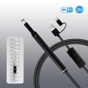 5.5MM 1.3MP USB HD Wifi Visual Ear Endoscope Spoon Camera Borescope Android PC IOS Tablet Iphone Ear Pick Tool Medical Otoscope
5.5MM 1.3MP USB HD Wifi Visual Ear Endoscope Spoon Camera Borescope Android PC IOS Tablet Iphone Ear Pick Tool Medical Otoscope