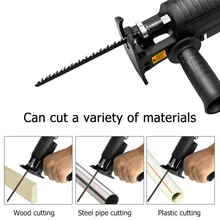 Zezzo® Portable Reciprocating Saw Adapter ,Electric Drill To Electric Saw for Wood Metal Cutting Tool with Saw Blade
Zezzo® Portable Reciprocating Saw Adapter ,Electric Drill To Electric Saw for Wood Metal Cutting Tool with Saw Blade