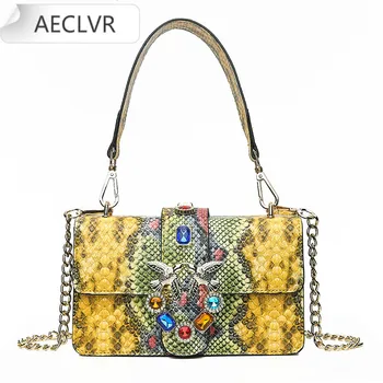 Luxury Handbags Women Bags Designer Serpentine PU Leather Shoulder Bags Famous Brand Chains Clutch Crossbody Bags For Women 2020
Luxury Handbags Women Bags Designer Serpentine PU Leather Shoulder Bags Famous Brand Chains Clutch Crossbody Bags For Women 2020