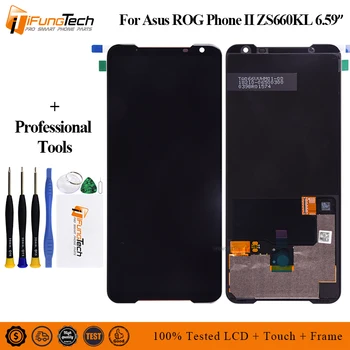 6.59" Original For ASUS ROG Phone 2 Phone2 PhoneII ZS660KL AMOLED LCD Display Screen+Touch Screen Panel Digitizer Assembly
6.59" Original For ASUS ROG Phone 2 Phone2 PhoneII ZS660KL AMOLED LCD Display Screen+Touch Screen Panel Digitizer Assembly