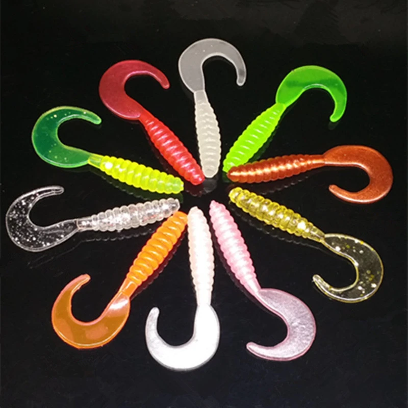 10 Colors Silicone Rubber Fake Maggots Bait Luminous Mini Tail Soft Bait Worm Fishing Lures 3.5cm 5.5cm 7cm Fishing Bait
10 Colors Silicone Rubber Fake Maggots Bait Luminous Mini Tail Soft Bait Worm Fishing Lures 3.5cm 5.5cm 7cm Fishing Bait