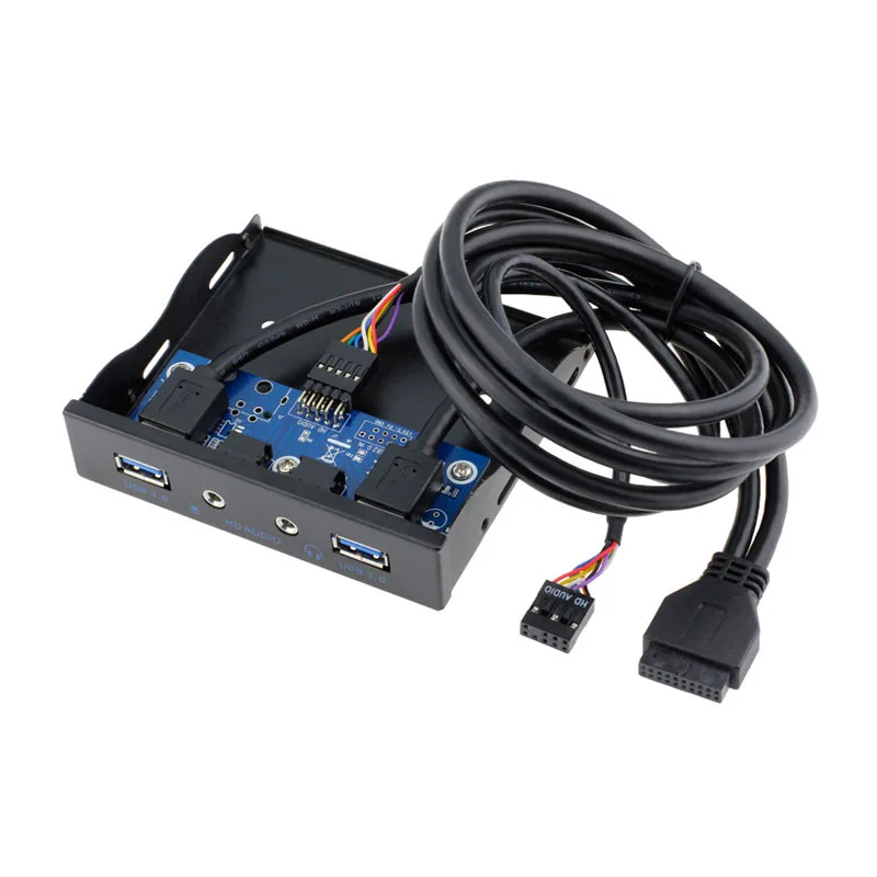 USB 3.0 2-Port 3.5 Inch Metal Front Panel USB Hub with 1 HD Audio Output Port+1 Microphone Input Port OC-shipping
USB 3.0 2-Port 3.5 Inch Metal Front Panel USB Hub with 1 HD Audio Output Port+1 Microphone Input Port OC-shipping