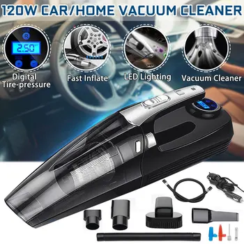 4 in 1 Home Car Vacuum Cleaner with Digital Tire Inflator Pump Pressure Gauge Multifunction Handheld Vacuum Cleaner For Home Car
4 in 1 Home Car Vacuum Cleaner with Digital Tire Inflator Pump Pressure Gauge Multifunction Handheld Vacuum Cleaner For Home Car