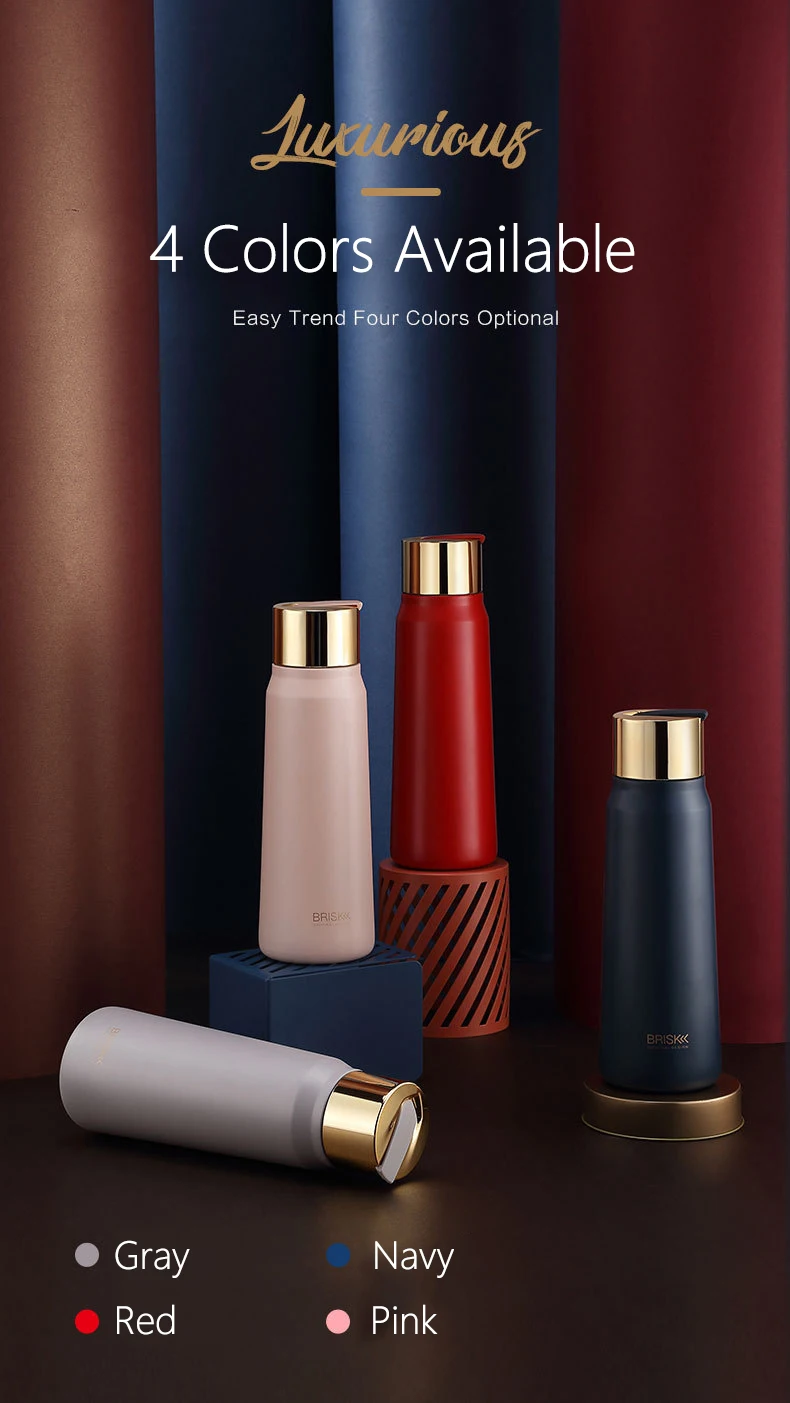 Generic Luxury Thermos Bottle Insulated Cup 380ml Stainless Steel