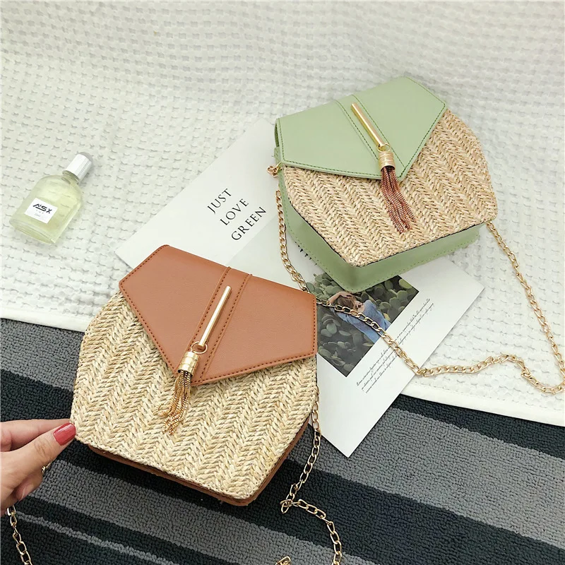 New Arrival Bag Women's 2020 Popular Models Korean-style Fashion Summer Hipster Versatile Straw lian tiao wang Red Shoulder Bag
New Arrival Bag Women's 2020 Popular Models Korean-style Fashion Summer Hipster Versatile Straw lian tiao wang Red Shoulder Bag