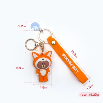 Animal Cartoon Ornament Women Backpack Cute Forest Bear Duck Couple's Bag Pendant Creative Car Pendant Key Ring
Animal Cartoon Ornament Women Backpack Cute Forest Bear Duck Couple's Bag Pendant Creative Car Pendant Key Ring