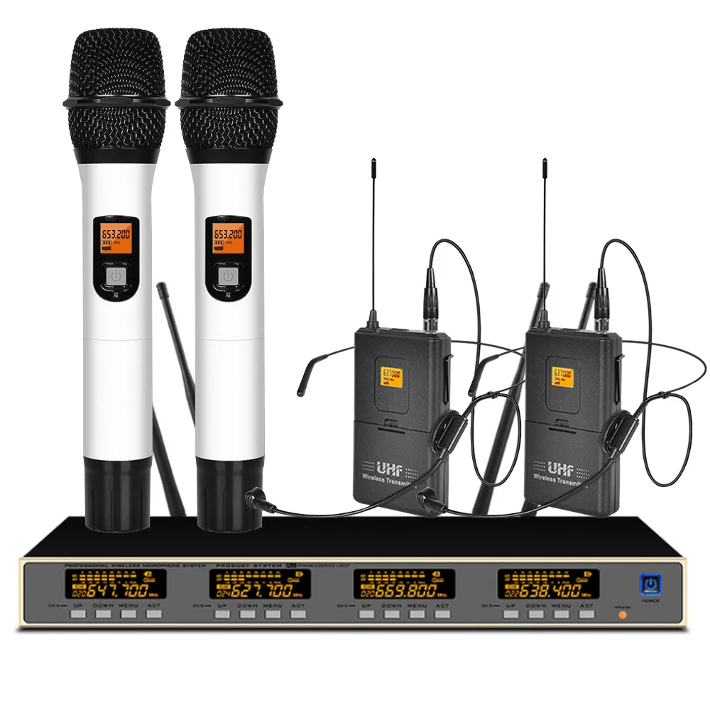 Professional wireless microphone UHF handheld lavalier microphone stage microphone wireless conference microphone
Professional wireless microphone UHF handheld lavalier microphone stage microphone wireless conference microphone