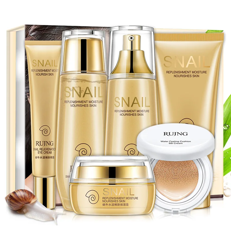 Ru ji Snail Aqua Skin Rejuvenation Gift Set Mention Liang Skin Color Moisturizing Oil Control And Water Supplement Moisturizing
Ru ji Snail Aqua Skin Rejuvenation Gift Set Mention Liang Skin Color Moisturizing Oil Control And Water Supplement Moisturizing