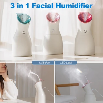Air Humidifier Usb Face Steamer Nano Ionic Face Steamers Warm Mist Humidifier for Women Air Humidifier For Home
Air Humidifier Usb Face Steamer Nano Ionic Face Steamers Warm Mist Humidifier for Women Air Humidifier For Home
