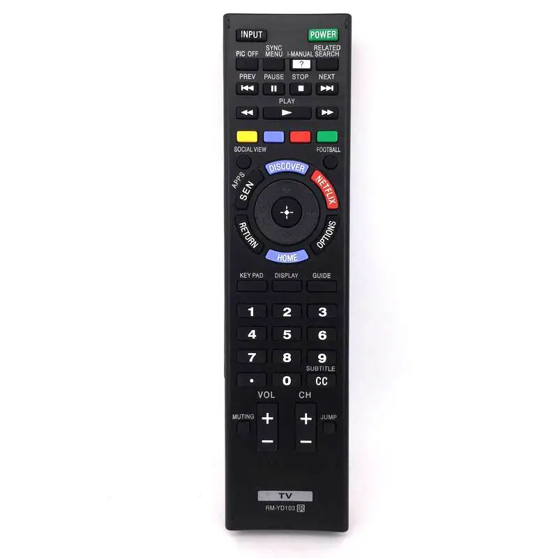 New RM-YD103 For Sony LCD LED TV Remote Control RMYD103 KDL-40W590B KDL-40W600B KDL-50W700B KDL-55W700B KDL-48W580B KDL-60W630B
New RM-YD103 For Sony LCD LED TV Remote Control RMYD103 KDL-40W590B KDL-40W600B KDL-50W700B KDL-55W700B KDL-48W580B KDL-60W630B