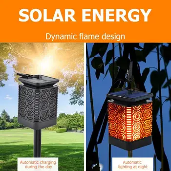 VKTECH Retro Solar LED Flame Light Flower Pattern Waterproof Outdoor Clip Lamp Garden Decorative Landscape Light Hanging Lamp
VKTECH Retro Solar LED Flame Light Flower Pattern Waterproof Outdoor Clip Lamp Garden Decorative Landscape Light Hanging Lamp