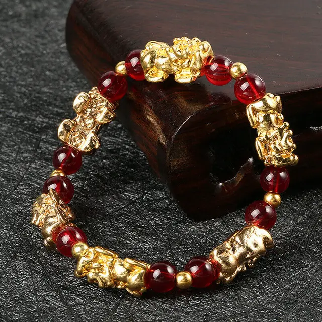 Pixiu – Bracelet porte-bonheur en Agate, feng shui, bête chinoise, bijoux porte-bonheur 1