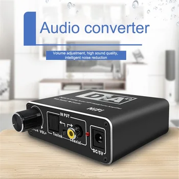 EU US Plug Caldecott DAC Optical Toslink Coaxial Bi-directional Switch RCA 3.5mm Jack Digital to Analog Audio Adapter Converter
EU US Plug Caldecott DAC Optical Toslink Coaxial Bi-directional Switch RCA 3.5mm Jack Digital to Analog Audio Adapter Converter