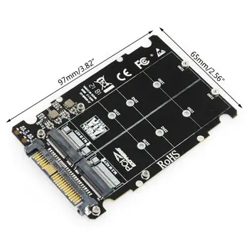 M.2 SSD to U.2 Adapter 2in1 M.2 NVMe and SATA-Bus NGFF SSD to PCI-e U.2 SFF-8639 K1AB
M.2 SSD to U.2 Adapter 2in1 M.2 NVMe and SATA-Bus NGFF SSD to PCI-e U.2 SFF-8639 K1AB