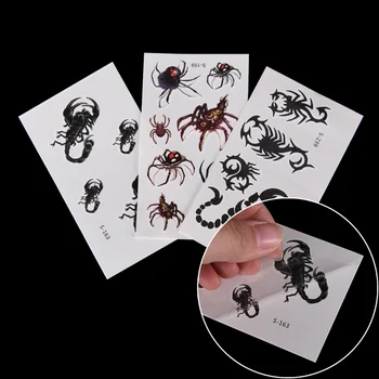 1 Sheet 3d Waterproof Small Neck Tattoos Black Spider Designs Temporary Tattoo Stickers Flash Temporary Fake Body Art Tatoo
1 Sheet 3d Waterproof Small Neck Tattoos Black Spider Designs Temporary Tattoo Stickers Flash Temporary Fake Body Art Tatoo