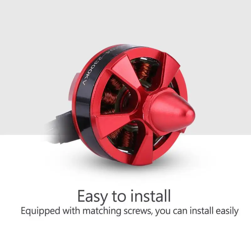 Hot 4pcs/set D2204 2300KV 2-3S Brushless Motor for 250 260 280 RC Racing Multirotor Drone M5 Shaft Diameter Metal and Magnet RC
Hot 4pcs/set D2204 2300KV 2-3S Brushless Motor for 250 260 280 RC Racing Multirotor Drone M5 Shaft Diameter Metal and Magnet RC
