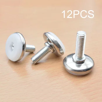 12pcs Non-slip Chair Leg Caps Feet Pads M6*25mm Adjustable Leveling Feet Furniture Cabinets Table Leg Screws
12pcs Non-slip Chair Leg Caps Feet Pads M6*25mm Adjustable Leveling Feet Furniture Cabinets Table Leg Screws