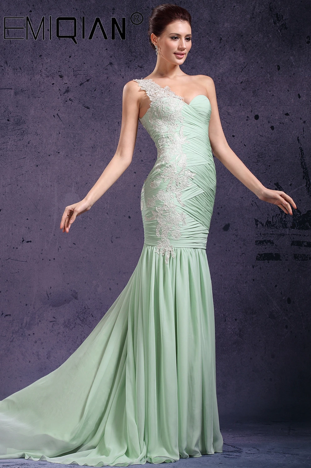 Mermaid Evening Dresses 2020 One Shoulder Appliques Lace Dubai Saudi Arabic Evening Gown
Mermaid Evening Dresses 2020 One Shoulder Appliques Lace Dubai Saudi Arabic Evening Gown