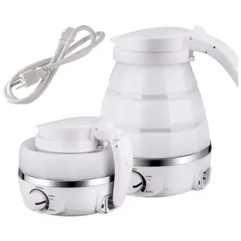 Electric Kettle Silicone Foldable Water Kettle with Dual Voltage, 0.6L-US Plug/Travel Camping Home /Free 2 Folding Cup
Electric Kettle Silicone Foldable Water Kettle with Dual Voltage, 0.6L-US Plug/Travel Camping Home /Free 2 Folding Cup