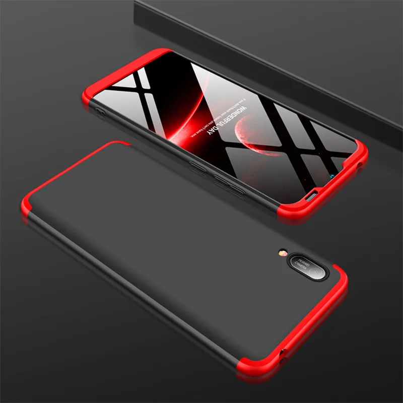 Чехол на 360 градусов для Huawei Y6Prime 2019 MRD-LX1 LX3 чехол полный корпус матовый Жесткий Y6 Pro