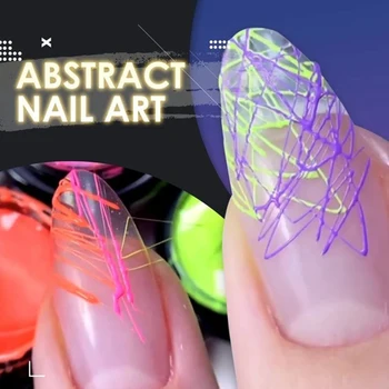 Luminous Spider Nail Gel Fluorescent Neon Effect Result Nail Art Wire Drawing Pulling Silk Spider UV Gel Soak Off Gel Polish
Luminous Spider Nail Gel Fluorescent Neon Effect Result Nail Art Wire Drawing Pulling Silk Spider UV Gel Soak Off Gel Polish