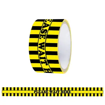 1Roll Please Wait Here Warning Floor Tape Social Distancing Marking Tape Yellow 48mm x 33m
1Roll Please Wait Here Warning Floor Tape Social Distancing Marking Tape Yellow 48mm x 33m