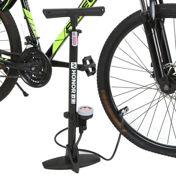 High Pressure Pump Bicycle Pump With Pressure Gauge Foot Pump Tire Inflator Bike Air Pump Accessories For Bicycle 
High Pressure Pump Bicycle Pump With Pressure Gauge Foot Pump Tire Inflator Bike Air Pump Accessories For Bicycle