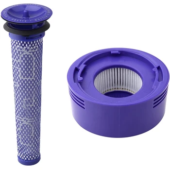 Pre Filter + HEPA Post-Filter Kit for Dyson V7, V8 Cordless Vacuum, Replacement Pre-Filter and Post- Filter
Pre Filter + HEPA Post-Filter Kit for Dyson V7, V8 Cordless Vacuum, Replacement Pre-Filter and Post- Filter