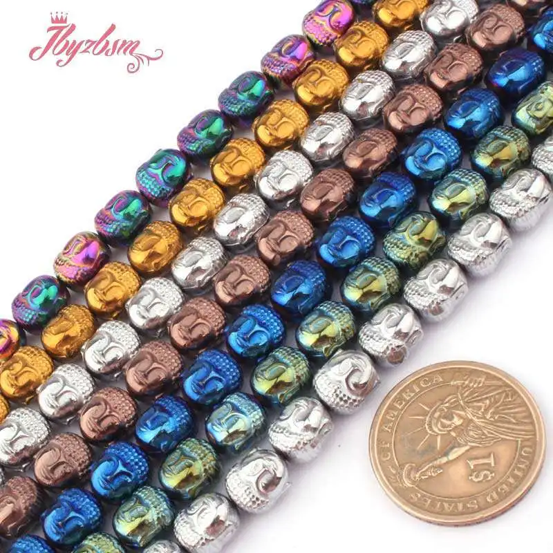 8x10mm Natural Hematite Beads Buddha Shape Spacer Stone Beads For DIY Necklace Bracelets Jewelry Making Strand 15" Free Shipping
8x10mm Natural Hematite Beads Buddha Shape Spacer Stone Beads For DIY Necklace Bracelets Jewelry Making Strand 15" Free Shipping