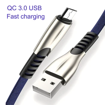 Fast Charging Cord Micro USB Data Charger Cable Type C Knitting Cable for Smartphone Cell Phone Data Transmission JHP-Be
Fast Charging Cord Micro USB Data Charger Cable Type C Knitting Cable for Smartphone Cell Phone Data Transmission JHP-Be