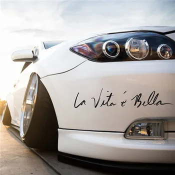 1pc Car Vinyl Sticker Life Is Beautiful " La Vita E Bella " Styling Quote Decal Accessories Car
1pc Car Vinyl Sticker Life Is Beautiful " La Vita E Bella " Styling Quote Decal Accessories Car