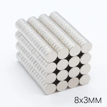 100pcs 8x3mm NdFeB Powerful Super Strong Rare Earth Neodymium Disc Magnets N35 Small Round permanent Magnet Dia 8mm x 3mm
100pcs 8x3mm NdFeB Powerful Super Strong Rare Earth Neodymium Disc Magnets N35 Small Round permanent Magnet Dia 8mm x 3mm
