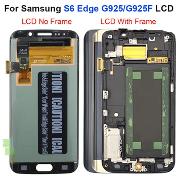 For Samsung Galaxy S6 Edge LCD G925 G925F SMG925F Display Touch Screen Digitizer Assembly with frame For Samsung S6 Edge 5.1"
For Samsung Galaxy S6 Edge LCD G925 G925F SMG925F Display Touch Screen Digitizer Assembly with frame For Samsung S6 Edge 5.1"