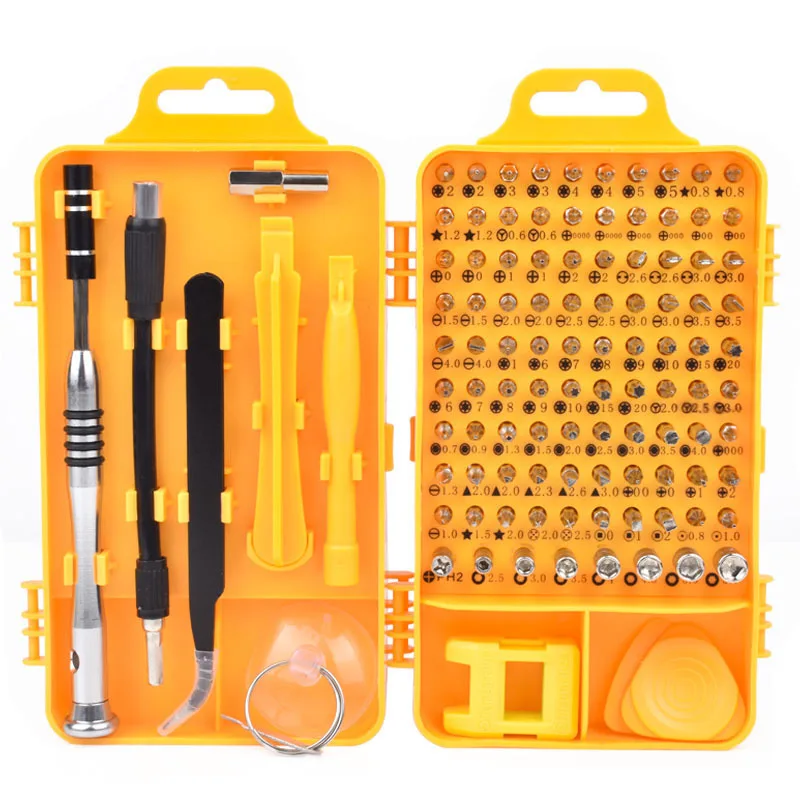110 In 1 Mini Screwdriver Set of Screw Driver Bit Set For Laptops Phone Watch Tablet Electronic Device Hand Precision Set Tool
110 In 1 Mini Screwdriver Set of Screw Driver Bit Set For Laptops Phone Watch Tablet Electronic Device Hand Precision Set Tool