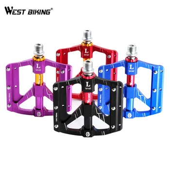 WEST BIKING Bicycle Pedals 3 Bearings Ultralight Anti-slip CNC MTB Bike Cycling Sealed Bicycle Accessories Bearing Bike Pedals
WEST BIKING Bicycle Pedals 3 Bearings Ultralight Anti-slip CNC MTB Bike Cycling Sealed Bicycle Accessories Bearing Bike Pedals