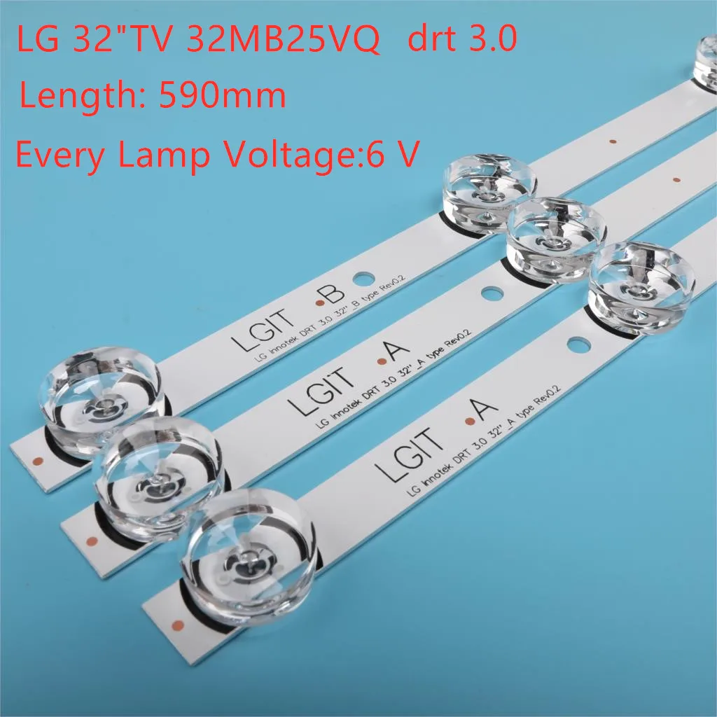 LED backlight strip for LG 32"TV 32MB25VQ 6916l-1974A 6916l-1981A 32LB5820 32LF580V 32LB5610 innotek drt 3.0 32 LC320DUE 32LB582
LED backlight strip for LG 32"TV 32MB25VQ 6916l-1974A 6916l-1981A 32LB5820 32LF580V 32LB5610 innotek drt 3.0 32 LC320DUE 32LB582