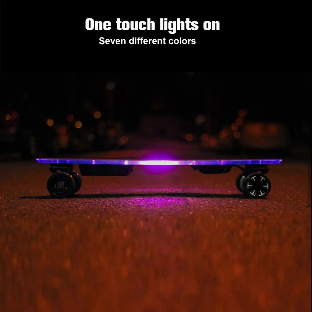 SPADGER X6 Ultra-thin Skateboard 2000 MAh Battery Electric Slide Max Speed 23mph Wireless Bluetooth Remote Control 36V 4.5A
SPADGER X6 Ultra-thin Skateboard 2000 MAh Battery Electric Slide Max Speed 23mph Wireless Bluetooth Remote Control 36V 4.5A