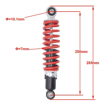 250mm Front Suspension Shock Absorber Fit For China 50cc 90cc 70cc 125cc kids Mini atv quad bike go kart scooter golf cart parts
250mm Front Suspension Shock Absorber Fit For China 50cc 90cc 70cc 125cc kids Mini atv quad bike go kart scooter golf cart parts