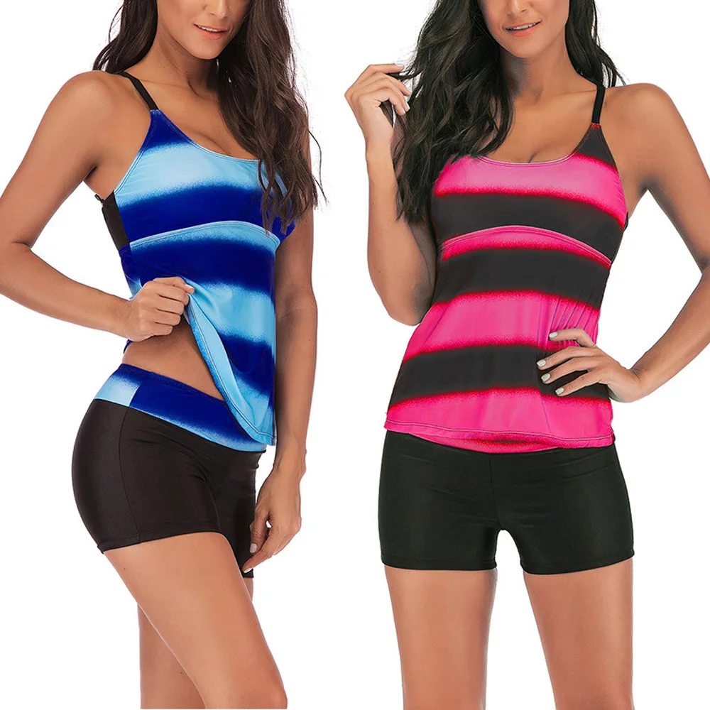 Tank top men's shorts bottom suit women's striped tie dye printing collar plus size swimsuit 
Tank top men's shorts bottom suit women's striped tie dye printing collar plus size swimsuit
