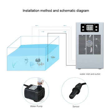New Wireless Control Fish Tank Aquarium Water Cooling Heating Machine Temperature Controller Aquarium Thermostat Fish Tank Heate
New Wireless Control Fish Tank Aquarium Water Cooling Heating Machine Temperature Controller Aquarium Thermostat Fish Tank Heate