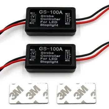 2x 24W Flash Strobe Controller Flasher Module for LED Brake Light Tail Stop Light 12-30V
2x 24W Flash Strobe Controller Flasher Module for LED Brake Light Tail Stop Light 12-30V