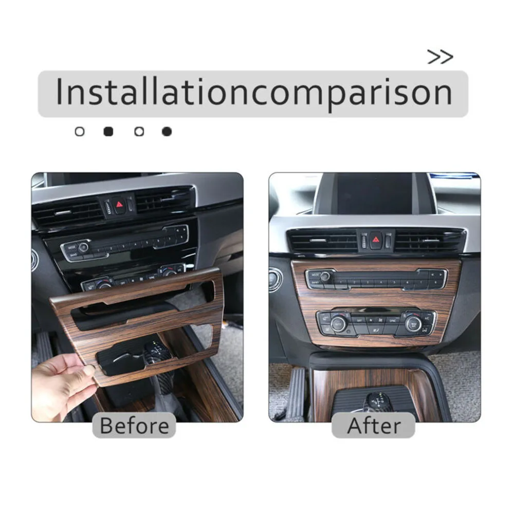 ABS Pine Wood Style Center Console Air Conditioning Decorative Car Part For BMW X1 F48 2016-2019 X2 F47
ABS Pine Wood Style Center Console Air Conditioning Decorative Car Part For BMW X1 F48 2016-2019 X2 F47