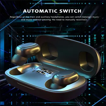 TWS Bluetooth Earphone Wireless Headphones Headset LED Display Stereo Bluetooth Earphone Professional Sports Bluetooth Headset
TWS Bluetooth Earphone Wireless Headphones Headset LED Display Stereo Bluetooth Earphone Professional Sports Bluetooth Headset