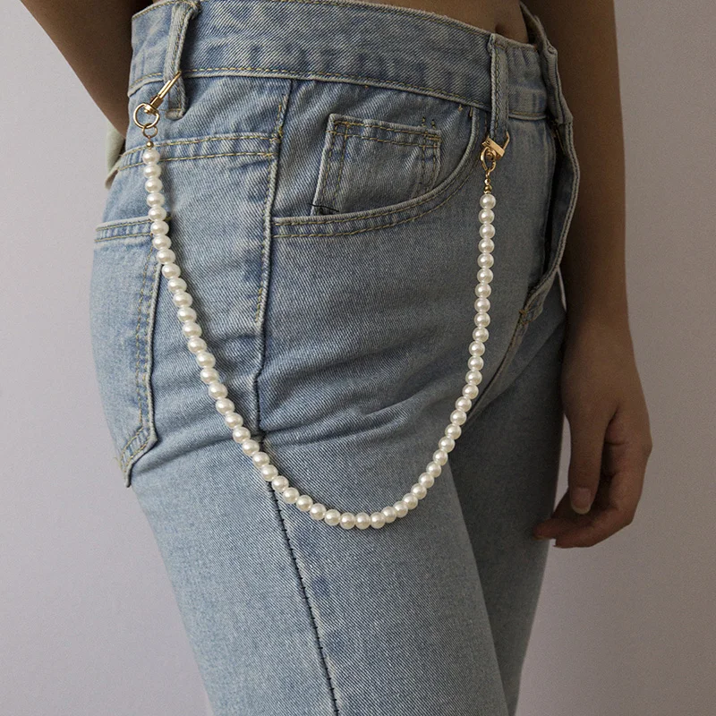 DREAM Ladies Pants Chain Waist Chain Personality Handmade Bead Body Decoration Chains Fashion Wild Imitation Pearl Waistchain
DREAM Ladies Pants Chain Waist Chain Personality Handmade Bead Body Decoration Chains Fashion Wild Imitation Pearl Waistchain