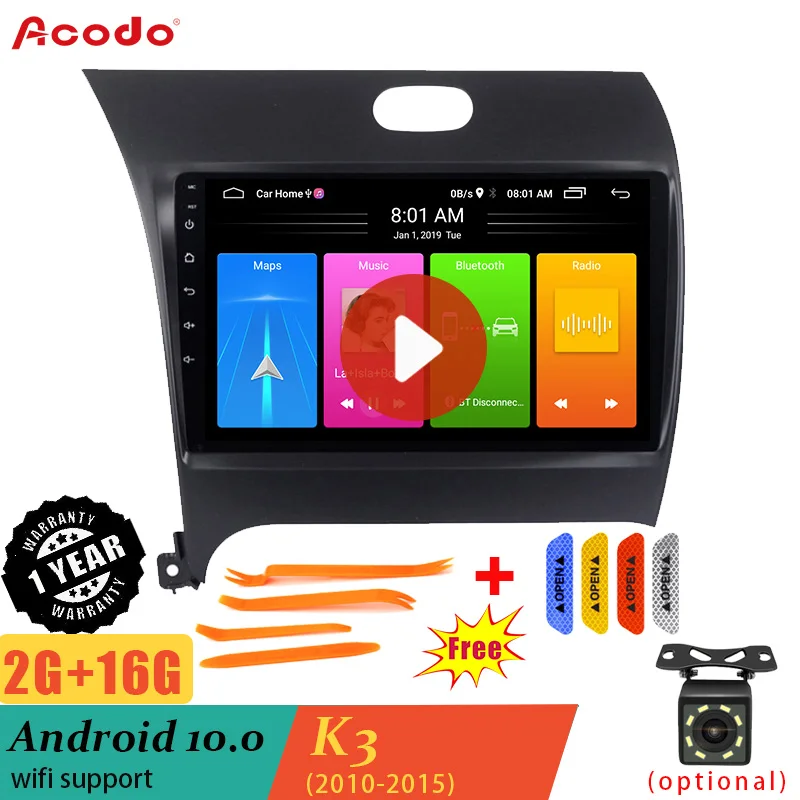 ACODO 2G RAM+16G ROM Android 10.0 Car Radio Multimedia Player For KIA K3 2013-2015 Navigation GPS 2 din
ACODO 2G RAM+16G ROM Android 10.0 Car Radio Multimedia Player For KIA K3 2013-2015 Navigation GPS 2 din