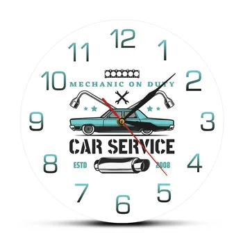 Personalized 12 inch Mechanic On Duty Car Service Printing Wall Clock Car Repair Shop Garage Coloured Drawing Duvar Saati Watch
Personalized 12 inch Mechanic On Duty Car Service Printing Wall Clock Car Repair Shop Garage Coloured Drawing Duvar Saati Watch