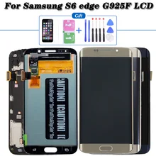 Ensemble écran tactile LCD, pour Samsung Galaxy S6 Edge G925 G925I G925F, 100% Original=